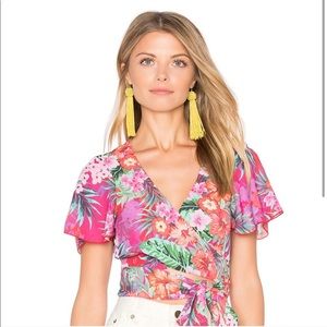 Show Me Your Mumu Wilson tie top (size M)